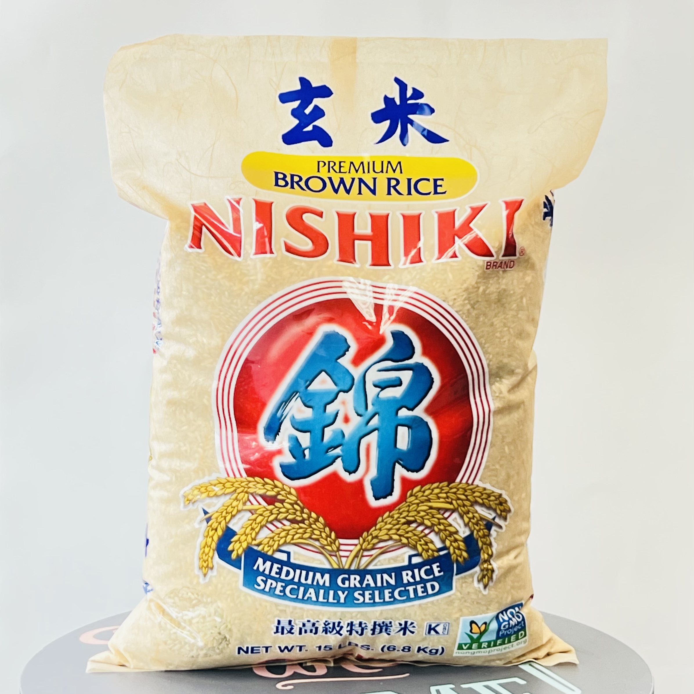 日本锦字玄米15 磅nishiki Brown Rice 15 Lbs 东方超市