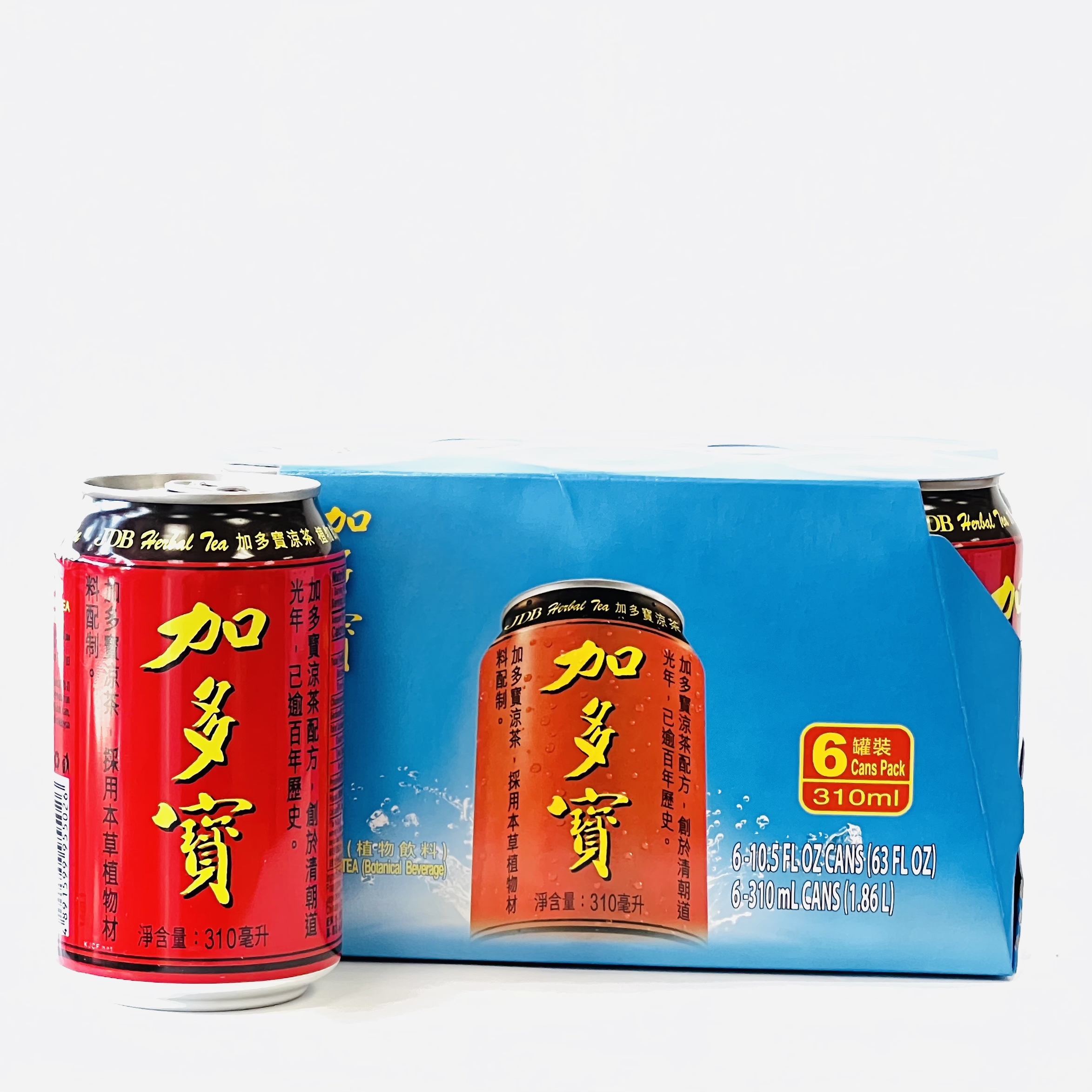 加多宝凉茶JiaDuoBao Herbal Tea (6 bottle) - 东方超市